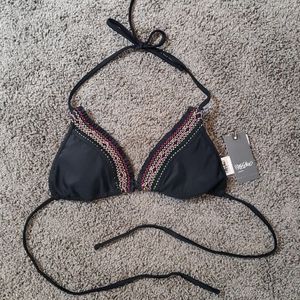 Black bikini top